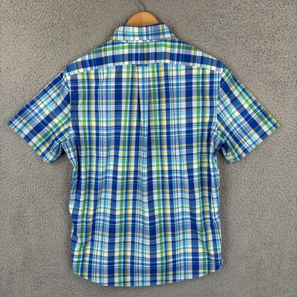 Polo Ralph Lauren Shirt Mens Medium Classic Fit RL Untucked Multi Color Plaid